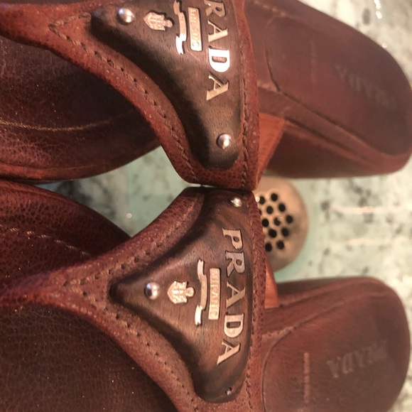 Prada wedges brown size 8 - Picture 5 of 12